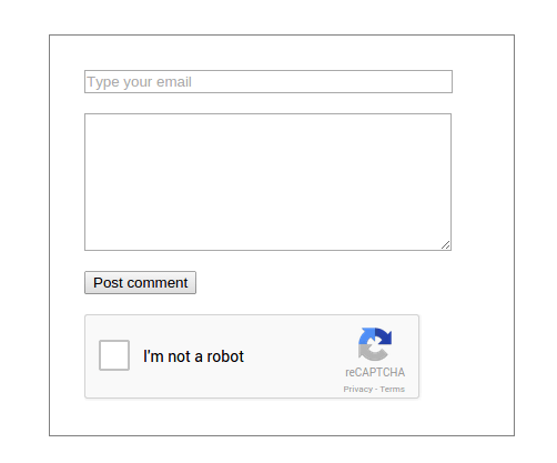Form WEB con Google reCAPTCHA